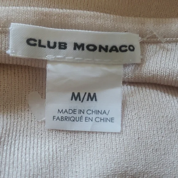 Club Monaco Cold Shoulder Ruffled Sleeve Top. - Picture 9 of 9